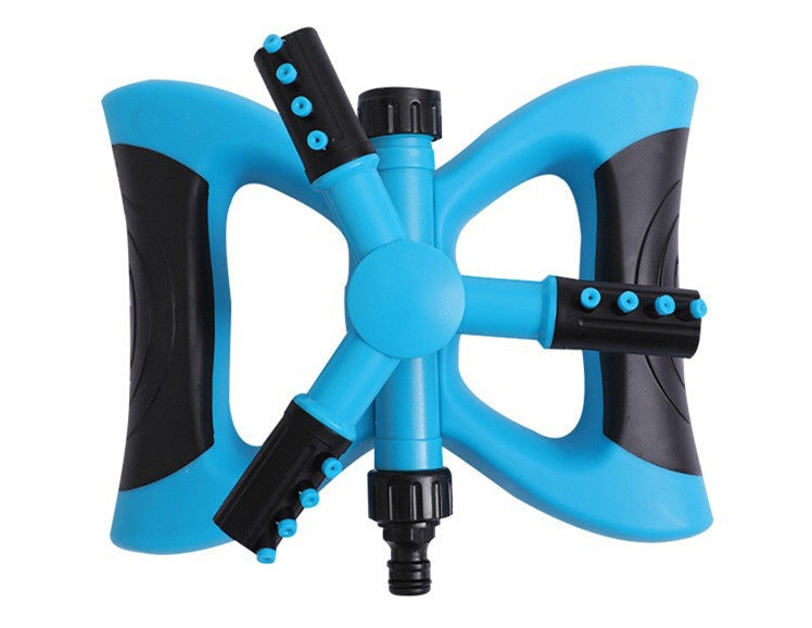 Irrigation bridge sprinkler for lawns, providing efficient and uniform water distribution.