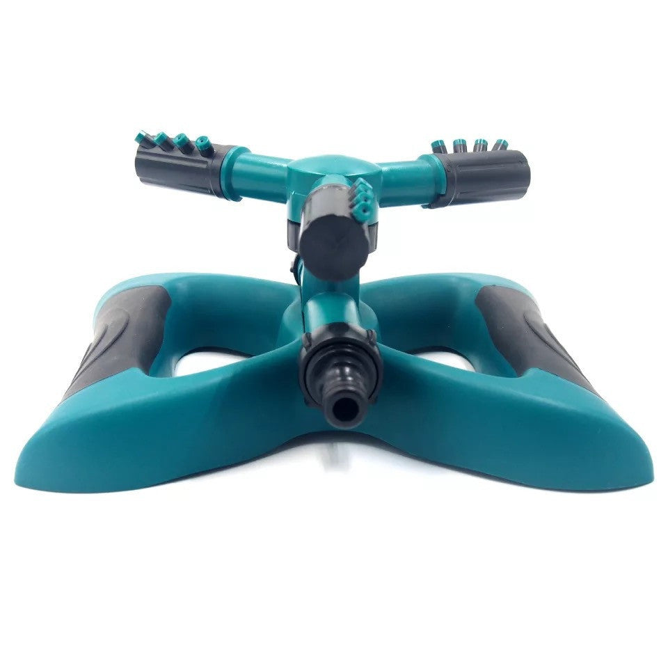 Lawn sprinkler with irrigation bridge design, ideal for evenly watering large outdoor areas.