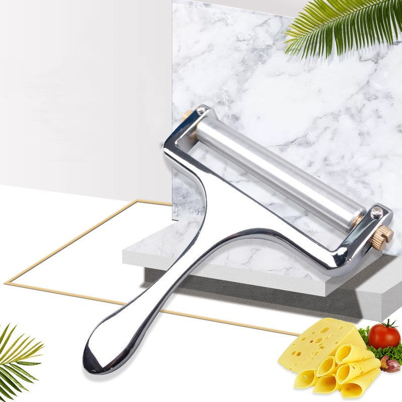High-quality alloy cheese knife and planer, perfect for effortless cheese cutting and shaving in the kitchen.