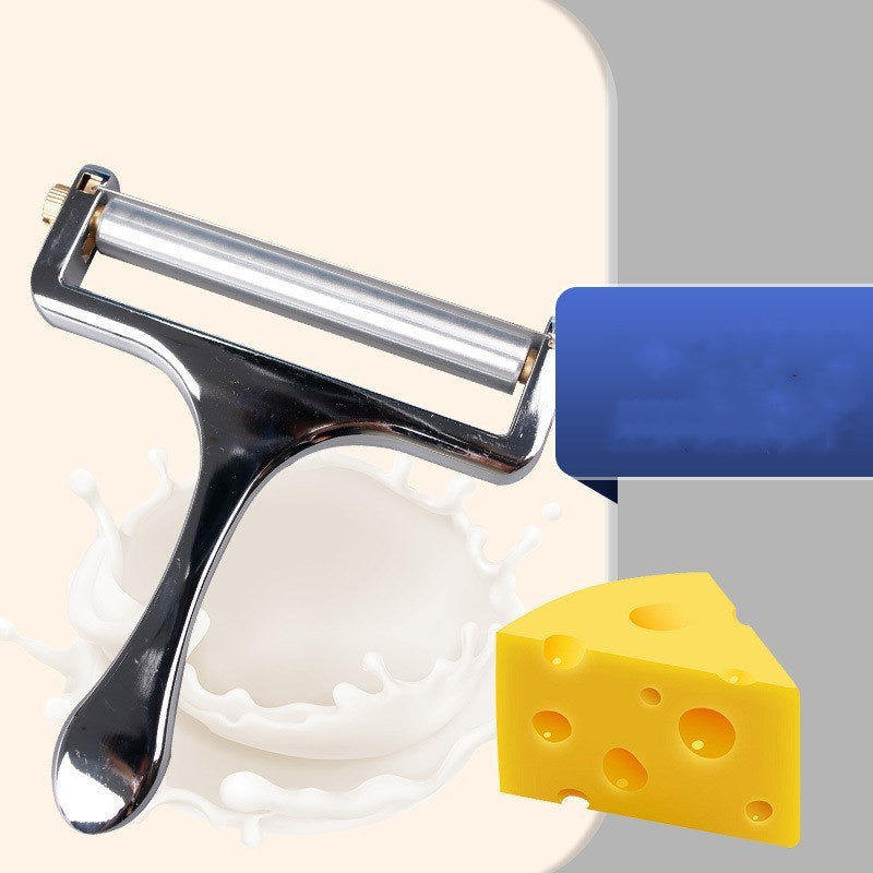 Alloy cheese knife and planer, a versatile kitchen gadget for slicing and shaving cheese with precision.