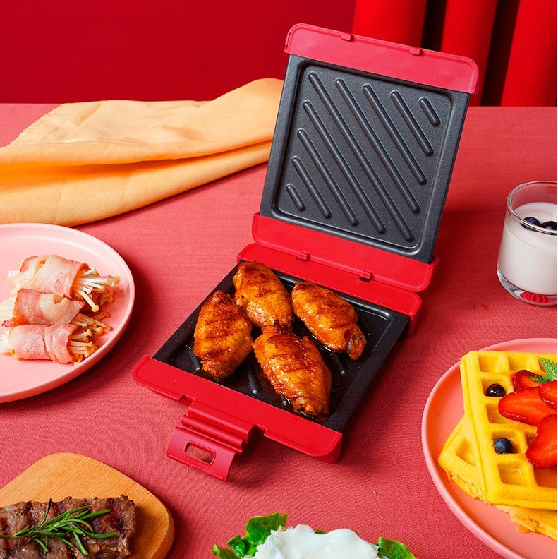 Multi-purpose double-sided grill pan, ideal for versatile cooking and grilling on both sides.