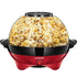 Electric popcorn popper machine, designed for quick and easy popcorn popping with a simple push-button operation.