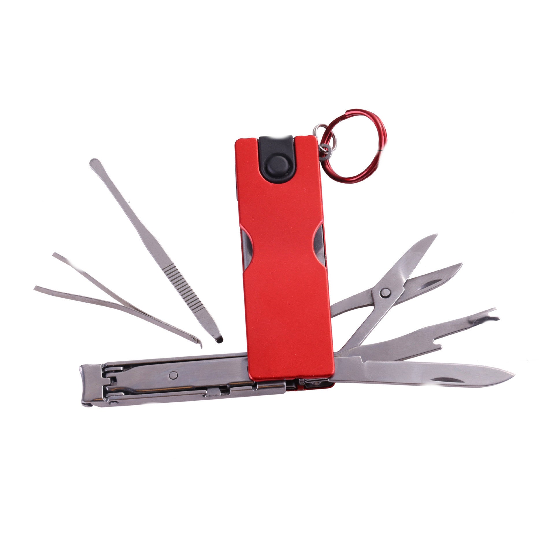 Portable folding beauty gadget with built-in light, offering multifunctional features for on-the-go beauty routines.