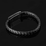 Charging bracelet with a sleek, modern design, featuring a built-in USB connector for convenient on-the-go device charging, available in various stylish colors.