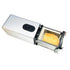 Stainless steel electric potato slicer, featuring multiple functions for slicing, chip cutting, and French fry preparation.